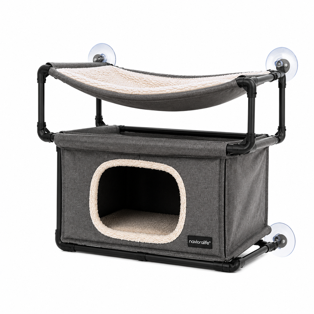 navioralife™ CozyNest Window Perch & Hideaway for Cats