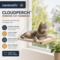 navioralife™ CloudPerch Window Cat Hammock